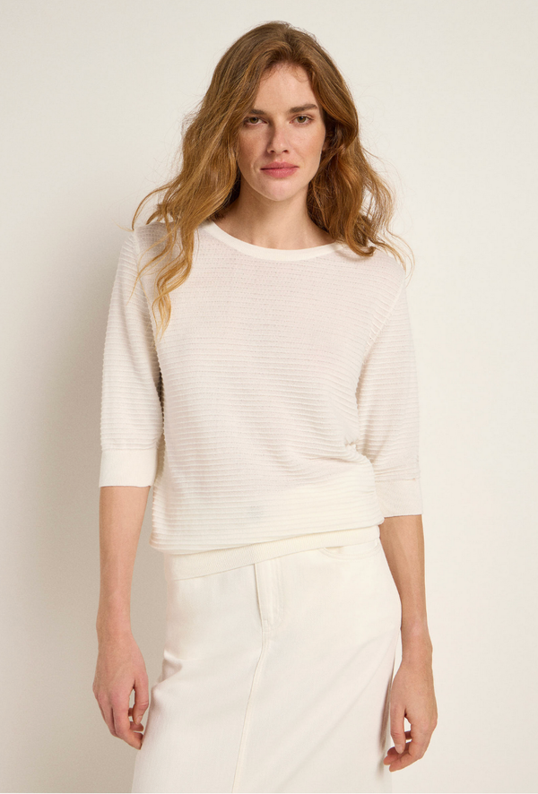 LANIUS half-sleeve sweater