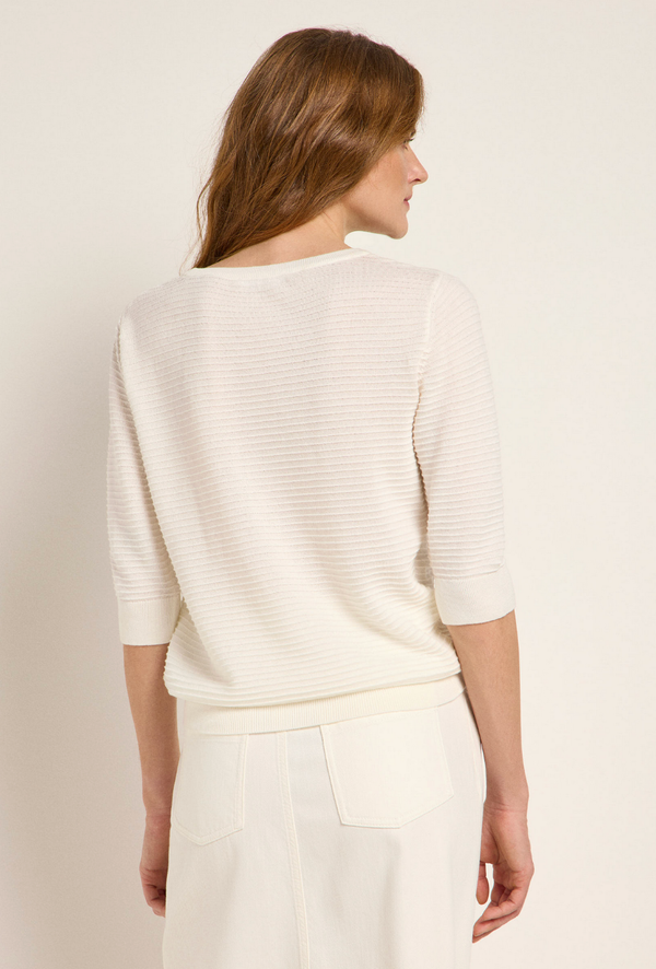 LANIUS half-sleeve sweater